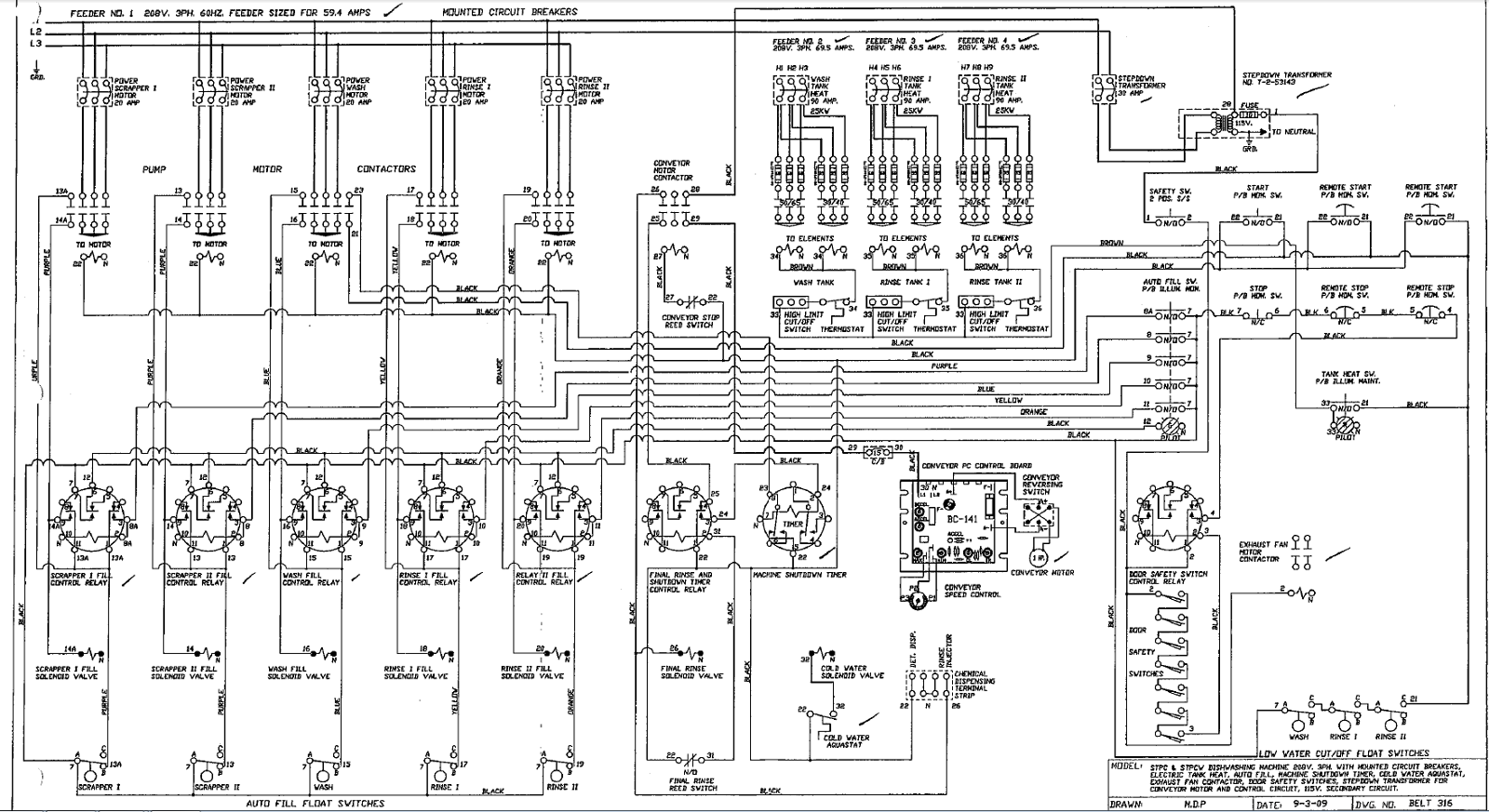 Dishwasher, 1 tank is low on temp, need some assistance - techtown