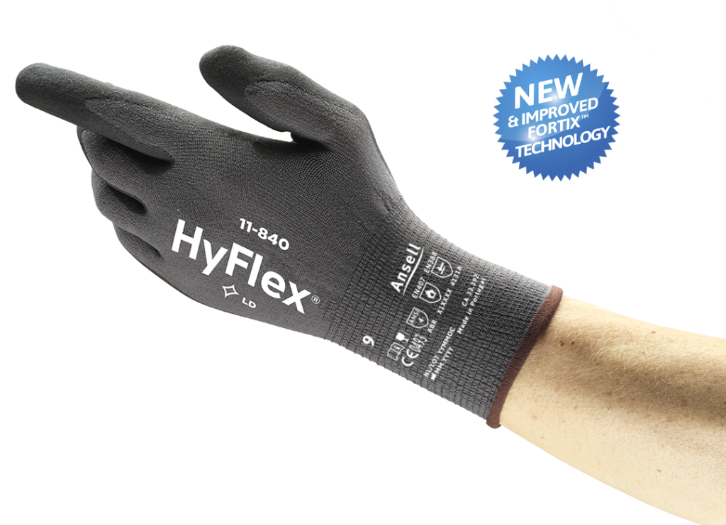 Ansell HyFlex Nitrile Foam Industrial Gloves - Best HVAC Gloves